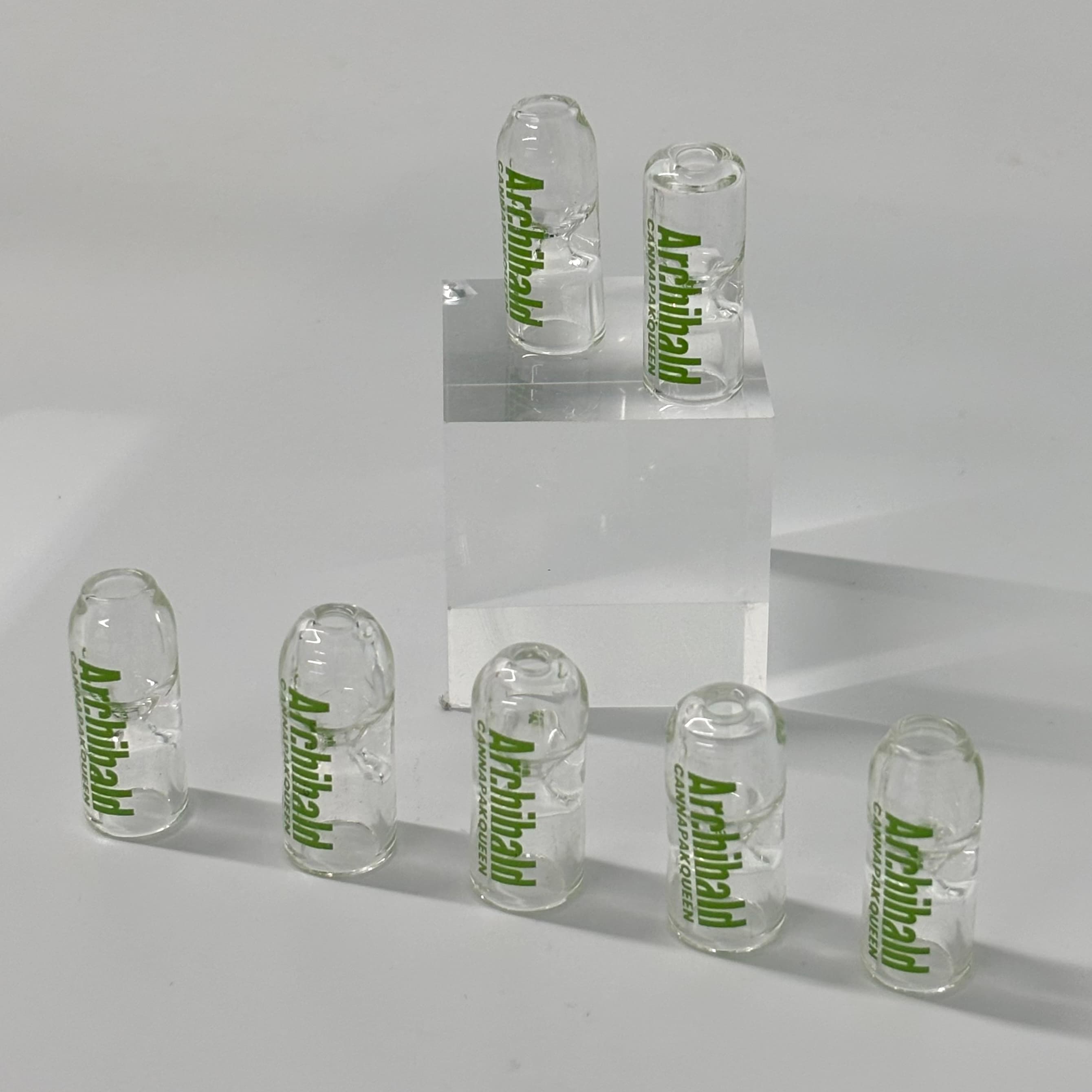 cylinder glass filter tips 12mm